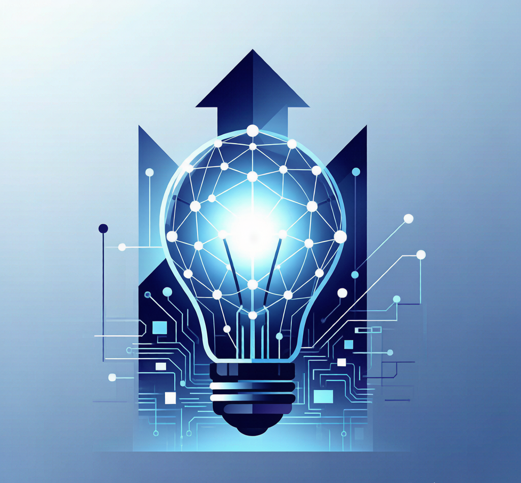 AI vision and innovation concept