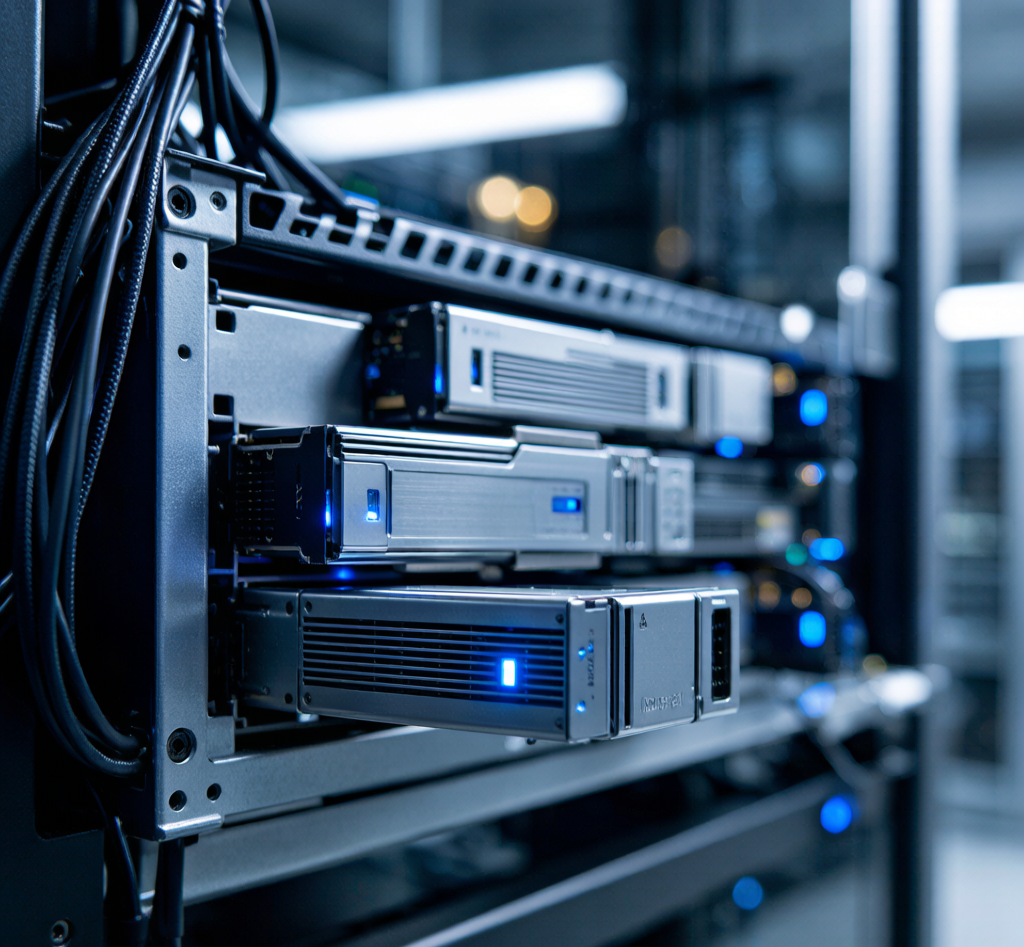 GPU server rack installation